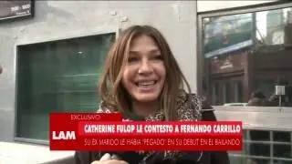 Carrillo confesó que con Cathy Fulop hubo cuernos mutuos