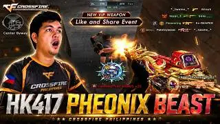FREE VIP WEAPON HK417 PHEONIX BEAST REVIEW | INTENSE GAMEPLAY  | CROSSFIRE PHILIPPINES | 4K