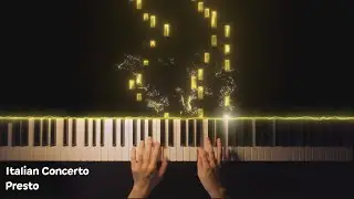 Bach Italian Concerto BWV 971 3rd movement Presto | Piano Cover