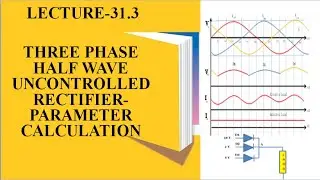 Lecture 31.3| Three phase half wave rectifier with RL load | Three phase rectifier using diode |