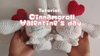 Valentine's day Cinnamoroll crochet plushie tutorial. (Intermediate) pt 1