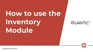 Quantic POS - How to use the Inventory Module