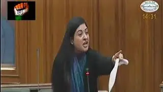Alka Lamba Angry Speech in Delhi Assembly on Rule 280