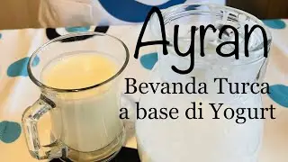 AYRAN | Bevanda Turca a Base di Yogurt | Senza Latte | Facilissimo da fare