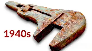 The Incredible Transformation of a 1940s Adjustable Wrench