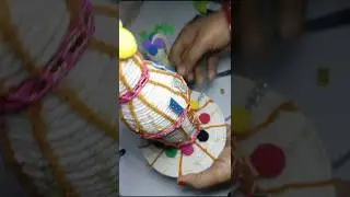 Plastic Bottle Craft || Hanging Decorative Item || Mini Bid House || by Sradha Creative Bank