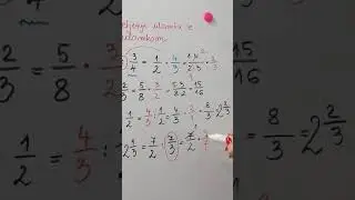 Deljenje ulomka  z ulomkov