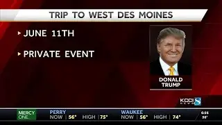 President Donald Trump to visit Iowa in June