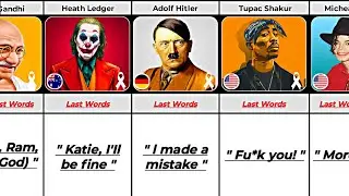Last Words of Famous People - Part 1