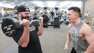 TEACHING KEEMSTAR HOW TO WORK OUT!