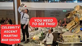 1 AMAZING Martini Bar Performance You Need to See! Celebrity Ascent!