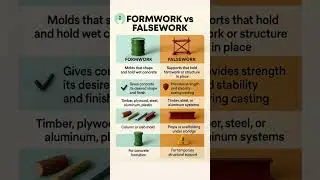 Formwork and false work difference #formworks #falsework #civilengineeringbasics