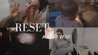 RESET VLOG | workout with me, first snow, cleaning etc..