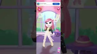 Talking Angela 2. Transforming Angela into Rumi golden outfit. 