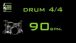90 BPM - 4/4 DRUM TRACK - ROCK