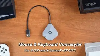 Mcbazel Mouse and Keyboard Converter for Nintendo Switch/Xbox one/Xbox ones/x/Xbox Series/PS4/PS3/PC