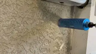 Drilling Through Concrete Block Wall
