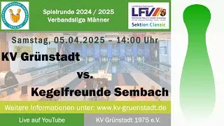 17. Spieltag: KV Gr&uuml;nstadt - Kegelfreunde Sembach