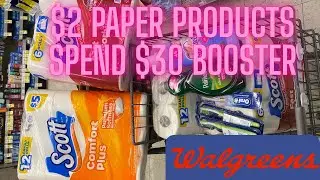 Walgreens couponing deals 1/11-1/17 $2 paper products & spend $30 booster