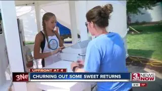 Teen runs cookie stand