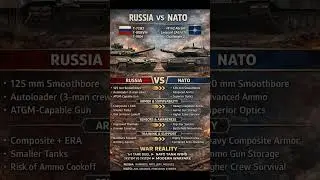 Russia's Most Dangerous Tank vs NATO's Best &mdash; Full Breakdown #comparison #military #warfare
