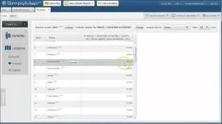 How to determine consumer's preferences on vacation/travel activities by location using SimplyMap