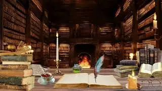 Library ASMR Ambiance / 528Hz Frequency - Healing Frequency - Background for sleep and relaxation