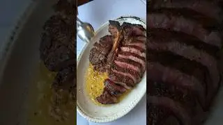 One of our favorite steakhouses in NYC! The PORTERHOUSE at Amber Steakhouse, Brooklyn. #DEVOURPOWER