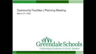 Community Facilities Planning Presentation