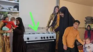 Ismail's family is happy to buy beautiful home furnishings