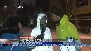 Blooper: Woman Brags About Running In Snow, Then ...