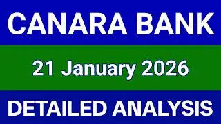 Canara Bank Share Technical Analysis | Canara Bank Share Price Today in Hindi | 21 january 2026