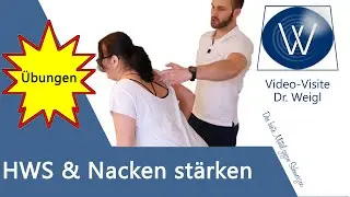 Nackenmuskulatur🏋HWS kräftigen & trainieren ✅ Übungen bei Nackenschmerzen & Nackenverspannungen