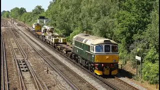 A Worting Junction Morning! - 33012 on Crane Move, 67006 on VSOE & Plenty of Freight! - 09.07.2025