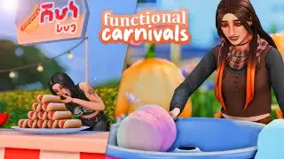 В Sims 4 можно устраивать ФУНКЦИОНАЛЬНЫЕ КАРНАВАЛЫ! ♡ 17 новых предметов