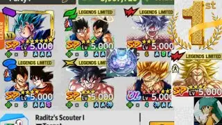 Dragon Ball Legends 🌀: - My Team 🆚 Others teams on PvP matches| - I got plantium rank 