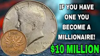 Don&rsquo;t Spend These Coins! 1974 Kennedy Half Dollar & 1982 Canadian Cent Could Be Worth Big Money