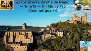 🎥 Forteresse Royale de Najac &mdash; 1mn15 &mdash; DJI Mini 3 Pro Cin&eacute;matique 4K