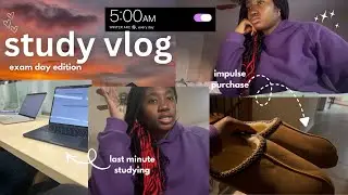 nursing school exam vlog 🫠 vlogmas day 9