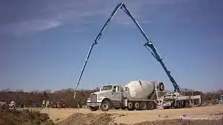 Concrete Pumper Truck in action with Afidus ATL-200