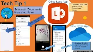 Tech Tip 1 Office 365 Scan Documents from your Phone
