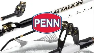 PENN Big Game Fishing Stand up Bent Butt Rod Battalion Drifting