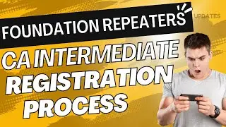 2025 CA Foundation Failed Student can Register for CA Intermediate in Tamil | Step-by-Step Guide