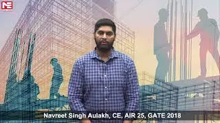 Navreet Singh Aulakh, CE, AIR 25, GATE 2018