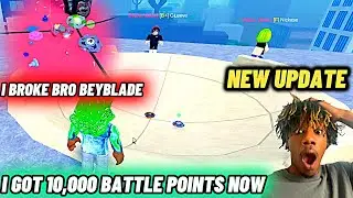 Я весь вспотел в новом обновлении Beyblade | Roblox Totally Accurate Tops