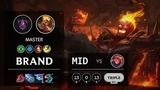 Brand Mid vs Zoe - BR Master Patch 10.4