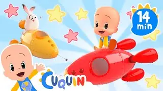 Balloon rockets | Cleo & Cuquin Educational Videos for Children