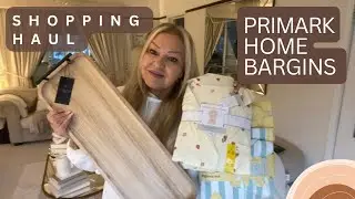 Shopping haul clothing and homeware from￼Primark home bargains 🛍️