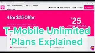 T-MOBILE UNLIMITED PLAN EXPLAINED  - Sprint T-Mobile Merger