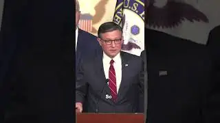 Speaker Johnson mocks &lsquo;family squabble&rsquo; between democrats Jeffries and Schumer #shorts
